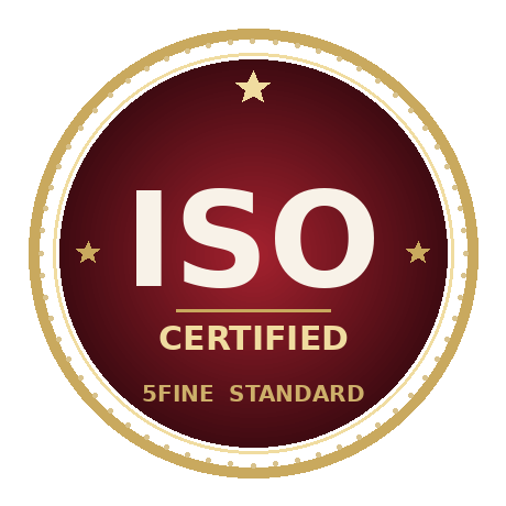 ISO certified quality management — 5FINE