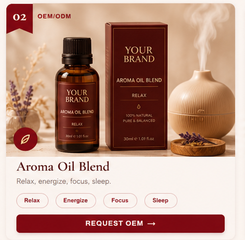 OEM Aroma Oil Blend — 5FINE private label OEM/ODM