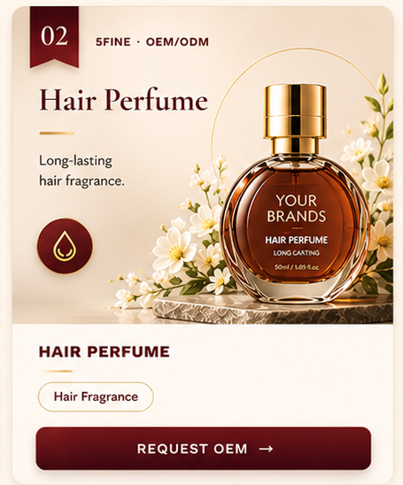 OEM Hair Perfume — 5FINE private label OEM/ODM