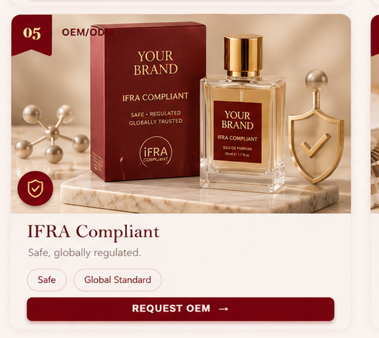 OEM IFRA Compliant — 5FINE private label OEM/ODM