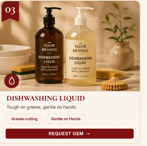 OEM Dishwashing Liquid — 5FINE private label OEM/ODM