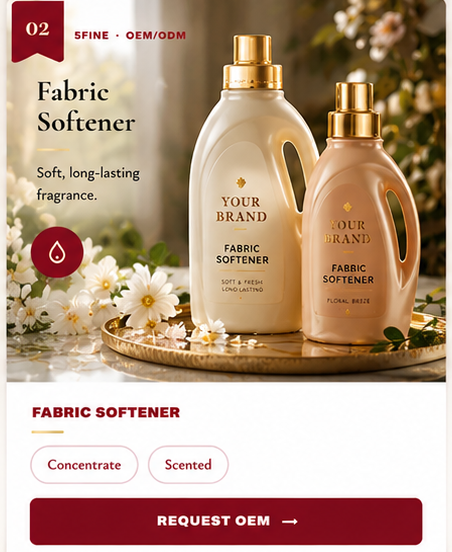 OEM Fabric Softener — 5FINE private label OEM/ODM