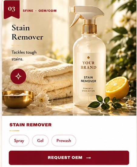 OEM Stain Remover — 5FINE private label OEM/ODM