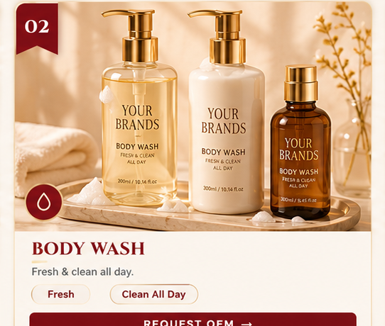 OEM Body Wash — 5FINE private label OEM/ODM