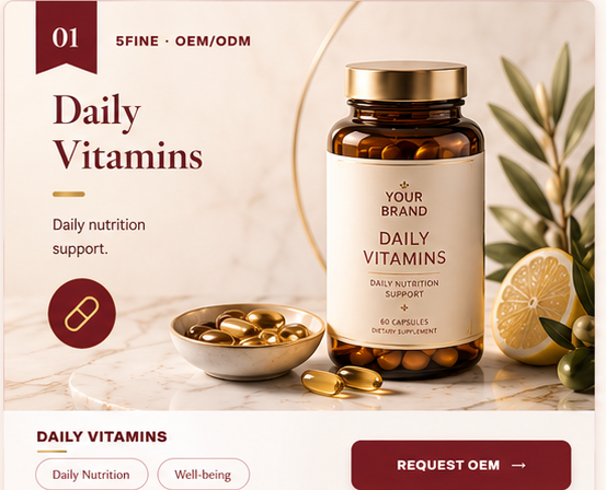 OEM Daily Vitamins — 5FINE private label OEM/ODM