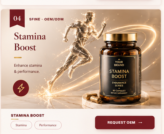 OEM Stamina Boost — 5FINE private label OEM/ODM