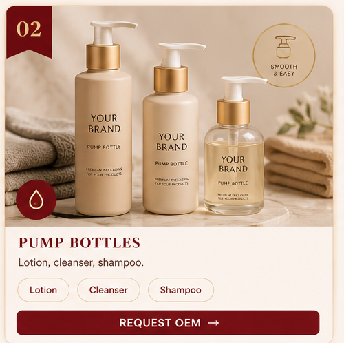 OEM Pump Bottles — 5FINE private label OEM/ODM