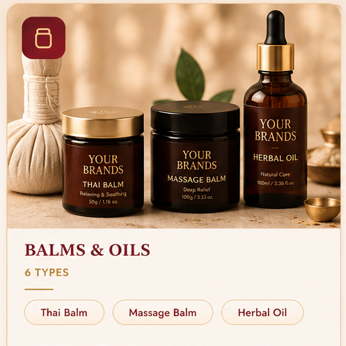 OEM Balms & Oils — 5FINE private label